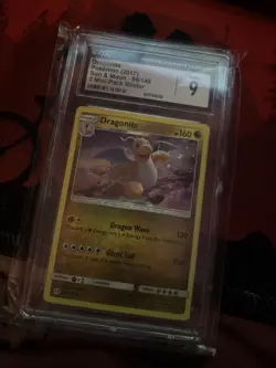 Pokemon Dragonite 96/149 SM Base Set Holo Rare CGC 9 2017 Graded Card - Image 1