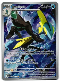 Inteleon 142/132 - Mega Evolution Illustration Rare Pokemon TCG - NM Card - Image 1
