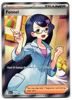 Fennel 162/086 - Black Bolt Ultra Rare Pokemon TCG - NM Card - Image 1