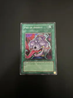 Yugioh - Pot of Avarice EEN-EN037 Super Rare tcg card - Image 1