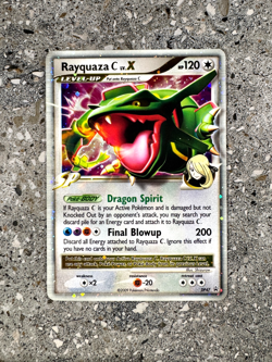 Pokemon TCG Cards Rayquaza C LV.X DP47 Promo Holo - Image 1
