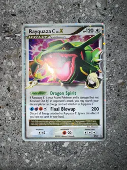 Pokemon TCG Cards Rayquaza C LV.X DP47 Promo Holo - Image 3