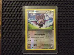 Pokemon Card Noibat 132/162 Ultra Rare Reverse Holo XY BREAKthrough 2015 NM - Image 1