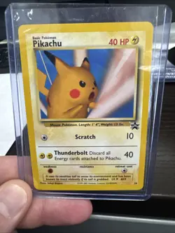 Pikachu Snap Promo Card 26/53 WOTC Regular Promo, Near Mint Condition - Image 1