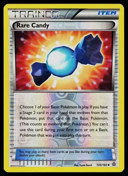 Pokemon Card - Rare Candy Primal Clash 135/160 Uncommon Reverse Holo - Image 1