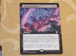 MTG Ext Art Aberrant Return x1 Rare Lorwyn Eclipsed Commander NM Low S&H - Image 1