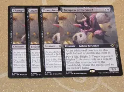 MTG Champion of the Weir x4 Rare Lorwyn Eclipsed Ext Art x1 NM Low S&H - Image 1