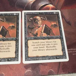 Demonic Tutor X1 Mtg Revised Nm/Nm- - Image 2