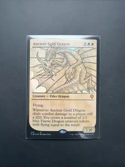 Ancient Gold Dragon (Showcase) Commander Legends: Battle for Baldur's Gate Foil - Image 1