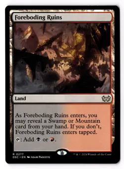 Foreboding Ruins 277 Commander: Duskmourn: House of Horror LP - Image 1