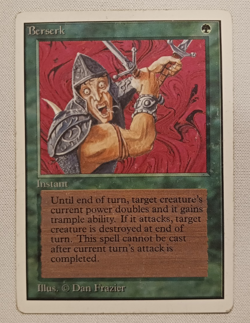 Berserk - Unlimited Edition - HP - Magic the Gathering - MTG - Image 1