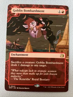Goblin Bombardment - Wilds Of Eldraine *NM* Near Mint MTG - Image 1