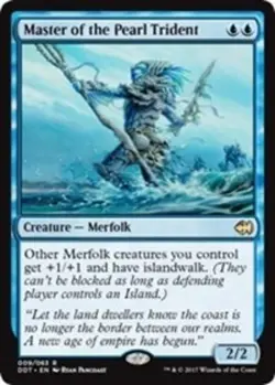 1x Master of the Pearl Trident NM-Mint, English Duel Decks: Merfolk vs. Goblins - Image 1