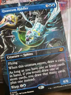 Quantum Riddler (Borderless) Edge of Eternities Regular - Magic The Gathering - Image 1