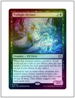 1x Twilight Diviner, Foil, Lorwyn Eclipsed, Magic the Gathering MTG NM - Image 1