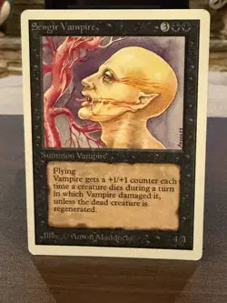 Sengir Vampire Unlimited MTG: Magic The Gathering NM Never Played - Image 1