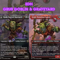 EDH - Grub Goblin Tribal & Graveyard, MTG Commander Deck, Bracket 2 - Image 1