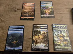 Final Fantasy Chocobo Track Stamped Foil Lands Set of 10 English Bundle - NM/M - Image 1