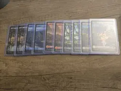 Final Fantasy Chocobo Track Stamped Foil Lands Set of 10 English Bundle - NM/M - Image 3