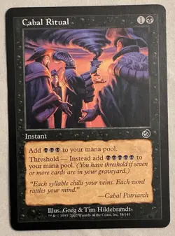 MTG Cabal Ritual x1 - Torment - Image 1