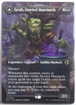 Grub, Storied Matriarch [New, Near Mint] Borderless Art {Lorwyn Eclipsed} - Image 1