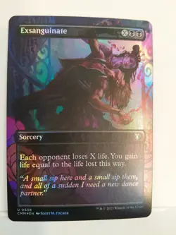 Exsanguinate (Borderless) Commander Masters Foil - Image 1