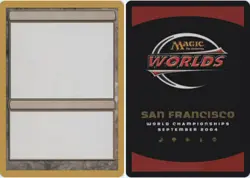Blank - 2004 (Filler Card for Artist Alters) ~ Moderately Played World Champions - Image 1