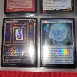 8 Pages of FOILS Cards Collection in Binder. And 1,000 Bulk MTG Lot - Image 2