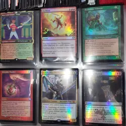 8 Pages of FOILS Cards Collection in Binder. And 1,000 Bulk MTG Lot - Image 3