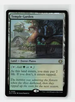 Temple Garden Lorwyn Eclipsed FOIL Magic The Gathering MTG Card - Image 1