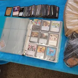 11 Pages of MODERN Legal Cards Collection in Binder. And 1,000 Bulk MTG Lot - Image 1