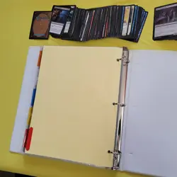 10 Pre-Modern Era Pages of Cards Collection in Binder. And 1,000 Bulk MTG Lot - Image 5