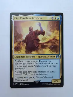 MTG Cid, Timeless Artificer (FIN) Final Fantasy Regular Uncommon 0417 - Image 1
