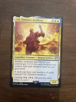 MTG Cid, Timeless Artificer Final Fantasy Magic the Gathering 0417 - Image 1