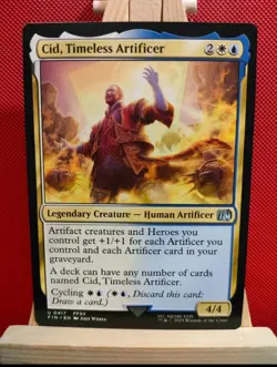 Cid, Timeless Artificer 0417 - Final Fantasy - Uncommon - NM (see pics) MTG - Image 1