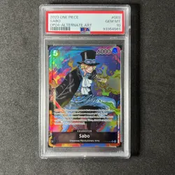 One Piece Kingdoms Of Intrigue - Sabo SR Alternate Alt Full Art #OP04-083 PSA 10 - Image 1