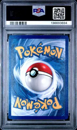 1999 POKEMON FOSSIL #5 GENGAR-HOLO PSA 8 - Image 2