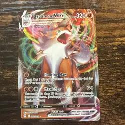 Pokemon TCG Lycanroc VMAX Evolving Skies Holo Ultra Rare Card 092/203 - Image 1