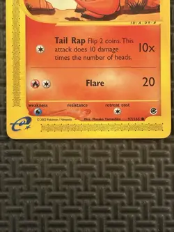 Charmander 97/165 Expedition Common E-Reader WOTC 2002 Pokemon TCG Card LP - Image 5