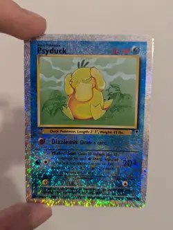 Pokemon Psyduck Legendary Collection Reverse Holo #88 Vintage Pokemon TCG Card - Image 1