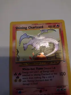 Shining Charizard 107/105 Neo Destiny Holo Pokemon - Image 4