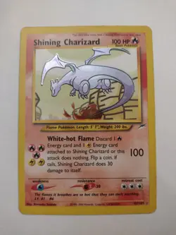 Shining Charizard 107/105 Neo Destiny Holo Pokemon - Image 5