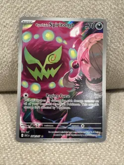 Pokemon TCG Cynthia's Spiritomb 244/217 Illustration Rare Ascended Heroes NM - Image 1