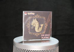 Pokemon Gyarados 24K Gold Plated Sticker Nintendo Game Freak Plating Sealed - Image 1