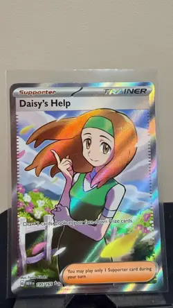 Pokemon Card Daisy's Help 195/165 Ultra Rare Pokemon 151 Near Mint - Image 1