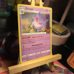 Gengar 066/196 STAMPED Lost Origin Trick or Trade Booster Holo Pokemon TCG MINT - Image 2