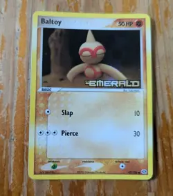 Pokemon Baltoy 43/106 EX Emerald Holo Stamped (LP) - Image 1