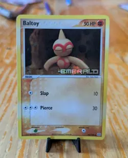 Pokemon Baltoy 43/106 EX Emerald Holo Stamped (LP) - Image 2