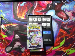 VERY HEAVY! GOD PACKUUU 22.41g Prismatic Evolutions Pokemon TCG Booster (SEALED) - Image 1