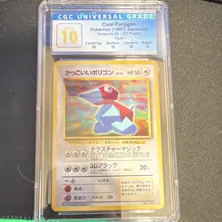 Pokemon Cool Porygon Unnumbered Promo Holo CGC 10 Japanese 1997 - Image 1